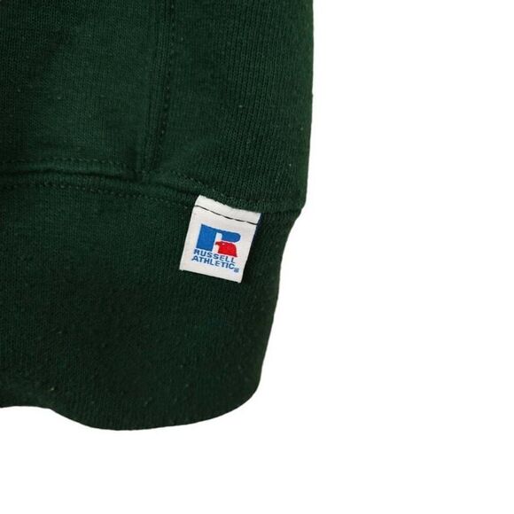 Vintage Blank Sweatshirt Mens Size 2XL Green Y2K Russell Athletic Crewneck - Picture 4 of 6
